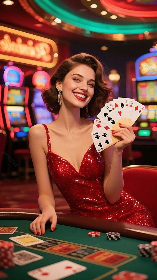 Live casino table with multiple players and dealer